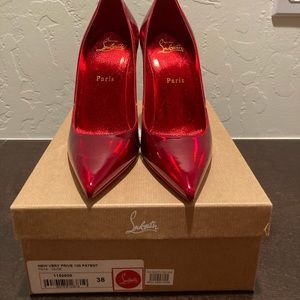 RED PUMPS Kate Psychic Pointed Toe Pump